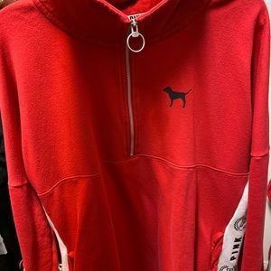 Used VS Pink Red Pullover